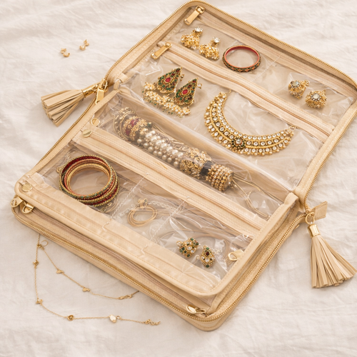 20 Compartment Jewellery Book Organiser