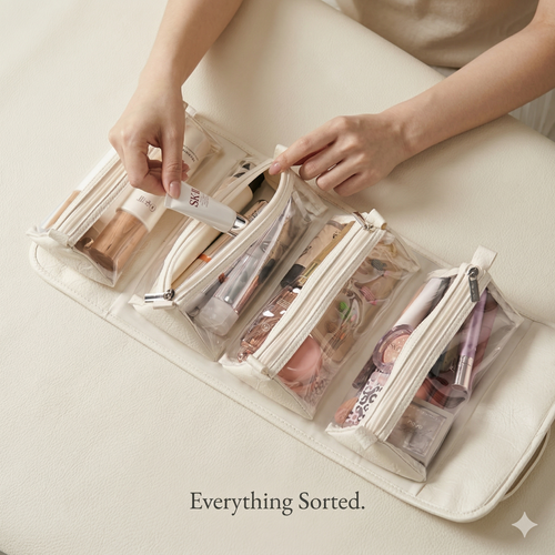 Detachable 4 in 1 Travel Toiletry Bag